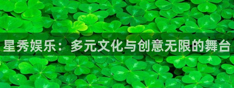 3d和值走势图2元网：星秀娱乐：多元文化与创意无限的舞台